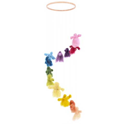 Feenreigen Bastelset – Babymobile selber basteln 12 Figuren
