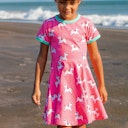 Vorschaubild Flatterkleid kurzarm Fee