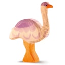 Vorschaubild Vogel Strauß Holzfigur 10 cm