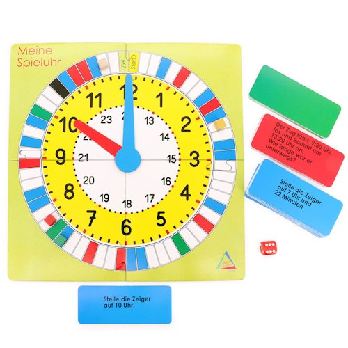 Uhrzeit Spiel - Lernspiel für Kinder ab 7 Jahren