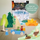 Vorschaubild Spieltuch Bio-Baumwolle Erde & Weltall 150 x 100 cm