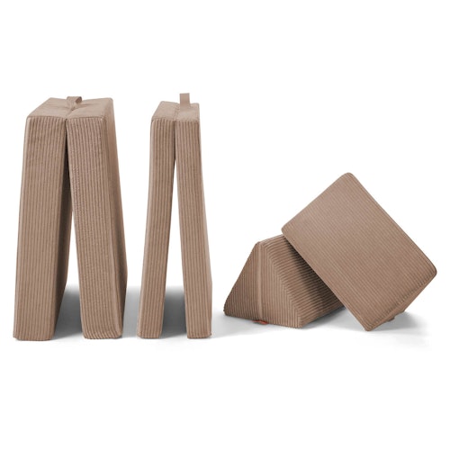 Funzy Spielsofa 4-teilig Cord Karamell Braun