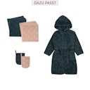 Vorschaubild Frottee Waschhandschuh 3er-Pack navy
