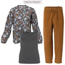 Vorschaubild Lockere Damen Bluse Blumen
