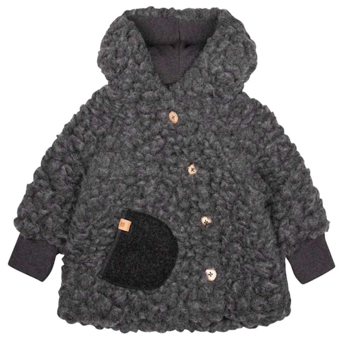 Wolle Plüsch-Mantel