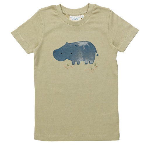 Sommer Kinder Schlafanzug kurz Hippo