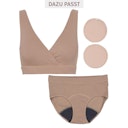 Vorschaubild Damen Rippe Perioden Slip