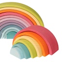 Vorschaubild Mittlerer Regenbogen 17 cm 6teilig pastell