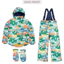 Vorschaubild Schneejacke Retro-Motive gefüttert