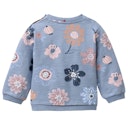 Vorschaubild Weiches Baby Sweatshirt große Blumen