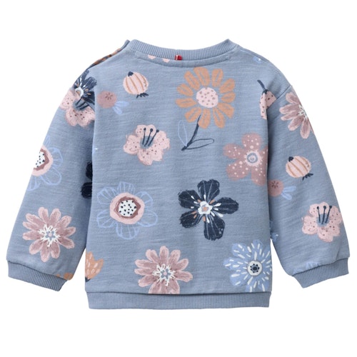 Weiches Baby Sweatshirt große Blumen