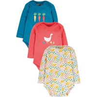 Stoffwindel 3er Pack Langarmbody Gans
