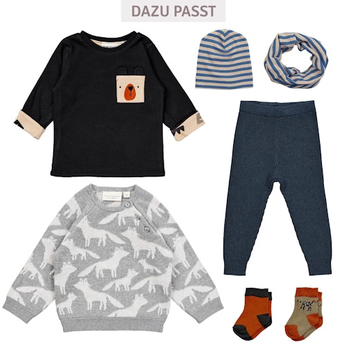 Warme Strickleggings Kinder