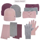 Vorschaubild Onesize Kinder Erwachsenen Beanie Merino-Kaschmir Mix rosa