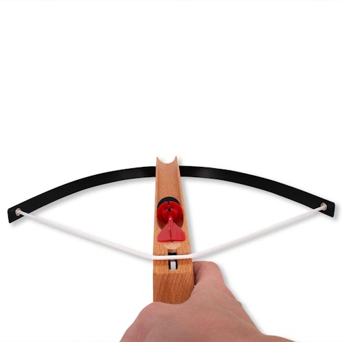 Grosse Kinderarmbrust mit 3 Saugpfeilen 45 cm