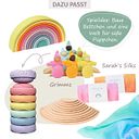 Vorschaubild Stapelstein® Winter Special Mini rainbow pastel 6+1 kleine Elemente