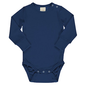 Softer Body langarm breite Bündchen blau