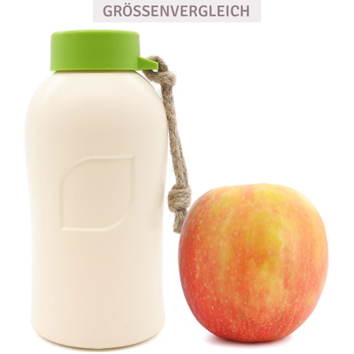Trinkflasche auslaufsicher & melanienfrei – 400 ml grün