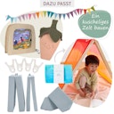 Vorschaubild Großes Spieltuch Seide Meer 178 x 89 cm