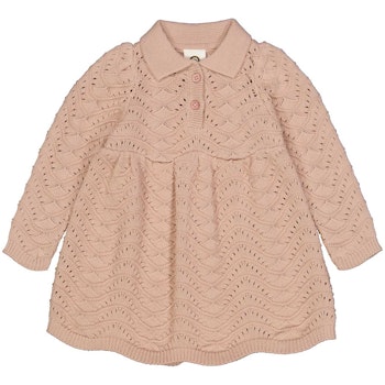 Schickes Strickkleid langarm rose