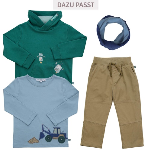 Warmer Sweat Pullover Baufahrzeuge