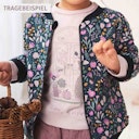 Vorschaubild Wende Sweatjacke Blumen