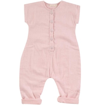 Musselin Sommer Jumpsuit rosa