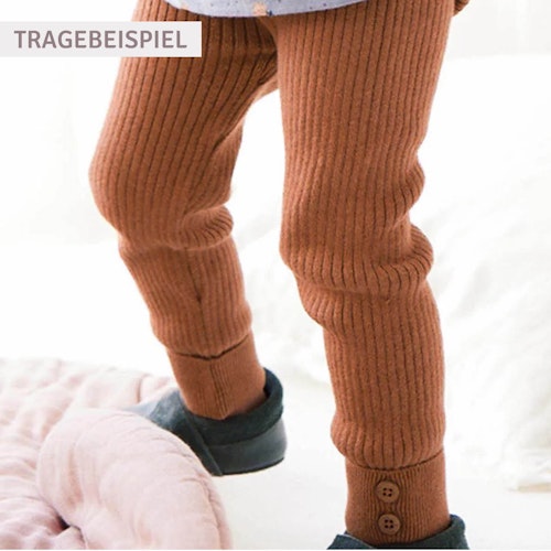 Bequeme Strickhose Rippstrick