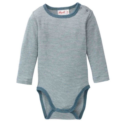 Wolle Seide Body langarm
