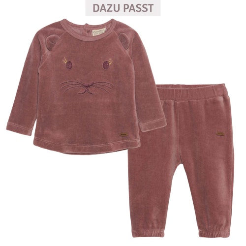 Weiche Velour Hose Tiermotiv