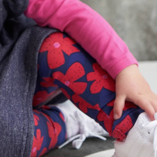 Weiche Leggings Blumen