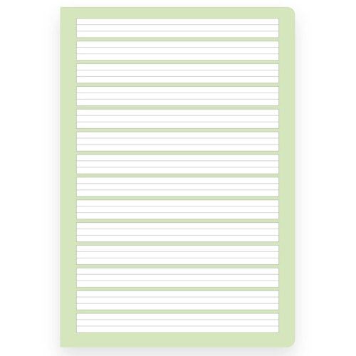Schulheft liniert 2. Klasse – Lineatur 2, DIN A5