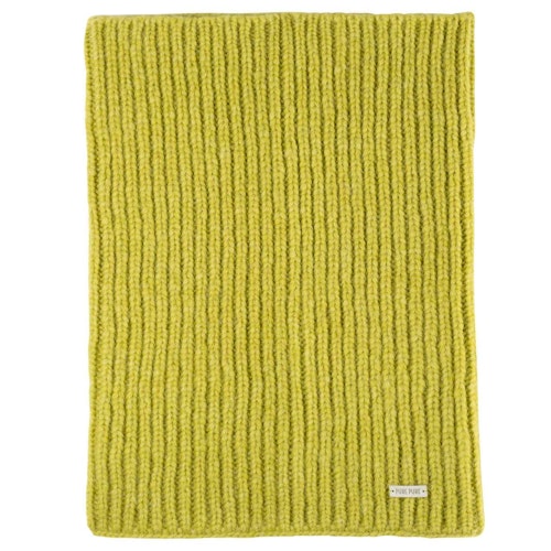 Damen Loop Baby Alpaka Merinowolle Mix limetten-grün