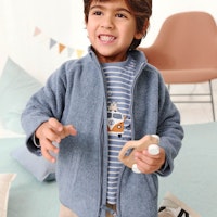 Weiche Fleecejacke