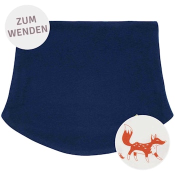 Wende Schlauchschal Fleece marine