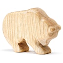 Vorschaubild Holzfigur Bär unbehandelt  7 cm hoch