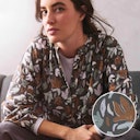 Vorschaubild Lockere Damen Bluse Blumen