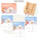 Vorschaubild Kartensatz Lesen von Wörtern und Zuordnen (ohne Lochkasten)