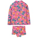 Vorschaubild Langarmshirt mit Shorts Orangen-Motive
