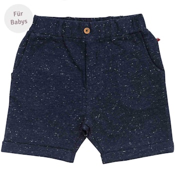 Edle Baby Sweat Shorts dunkelblau mélange