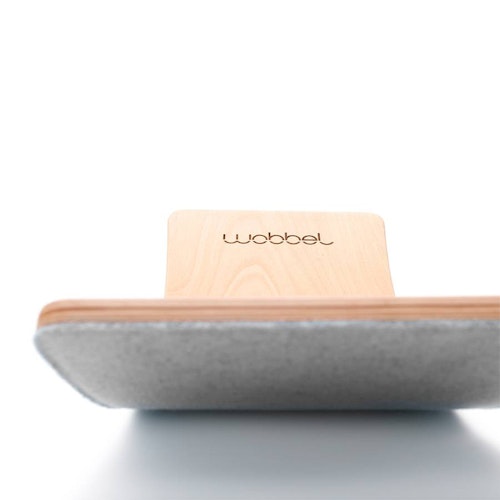 wobbel starter Board DUNKELGRAU 70 x 27,5 cm transparent