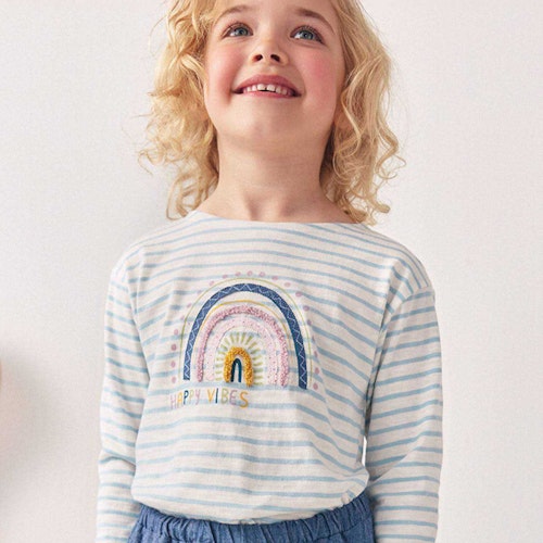 Weiches Langarmshirt Regenbogen