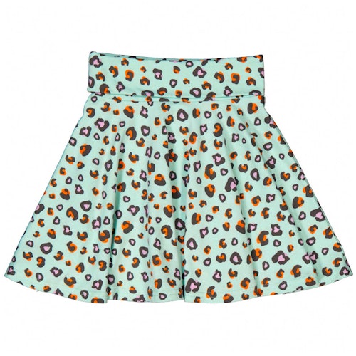 Luftiger Flatterrock Leoprint