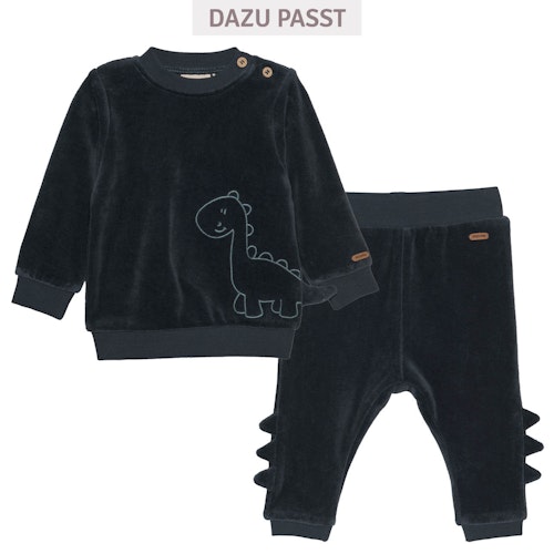 Velour Pullover Tiermotiv