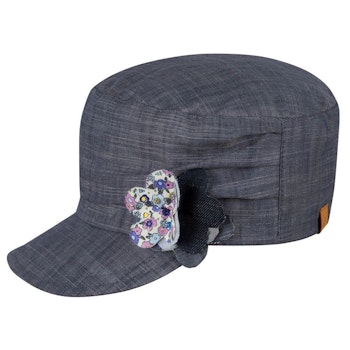 Leichtes Mädchen Capi elastisch jeans-blau