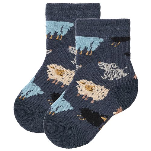 Frotteesöckchen blau Doppelpack