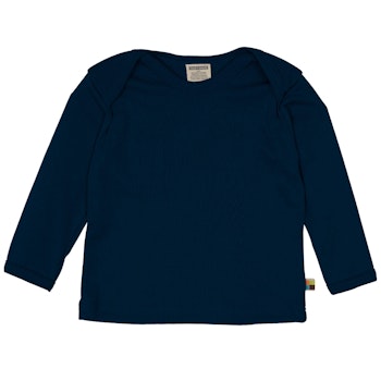 Feinripp Shirt weich und elastisch 100% Baumwolle marine