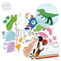 Hexentreppen-Set „Tiere“ – Set für 11 Figuren