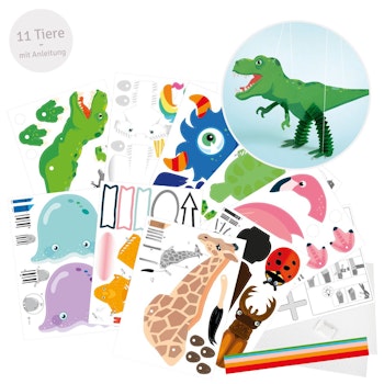 Hexentreppen-Set „Tiere“ – Set für 11 Figuren