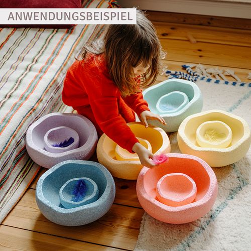 Stapelstein® Winter Special Mini rainbow classic 6+1 kleine Elemente